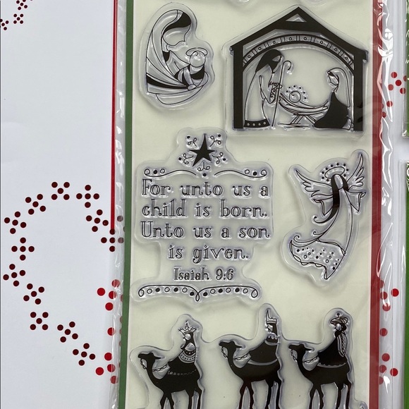 Inkadinkadoo Nativity Christmas Stamp Set - Picture 4 of 6